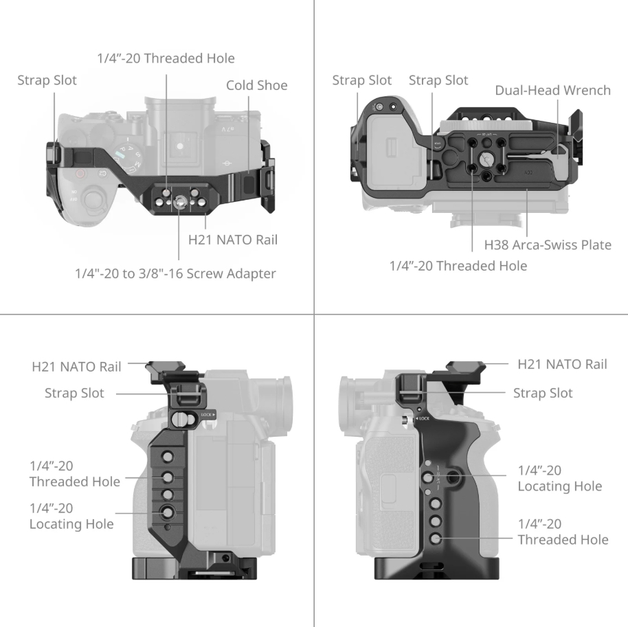 Sony Camera A7 Iv - Zestaw SmallRig do kamery Sony A7