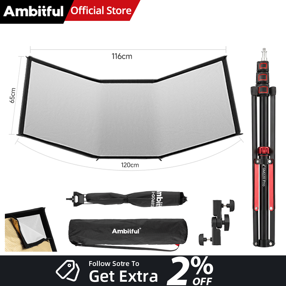 Photography Lighting Type - AMBITFUL 65*120cm, lampa w kształcie litery