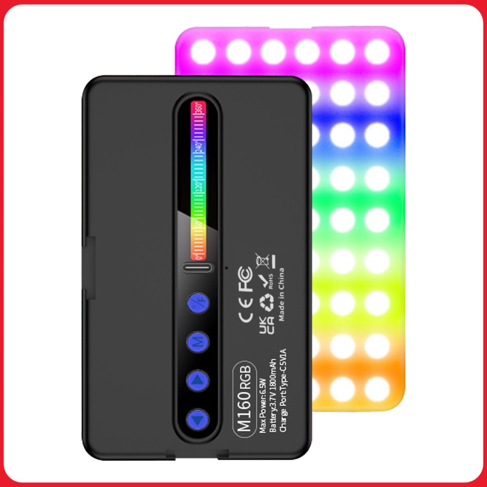 Photography Lighting Type - Lampa wideo LED RGB 6,5W 2700K-6500K,
