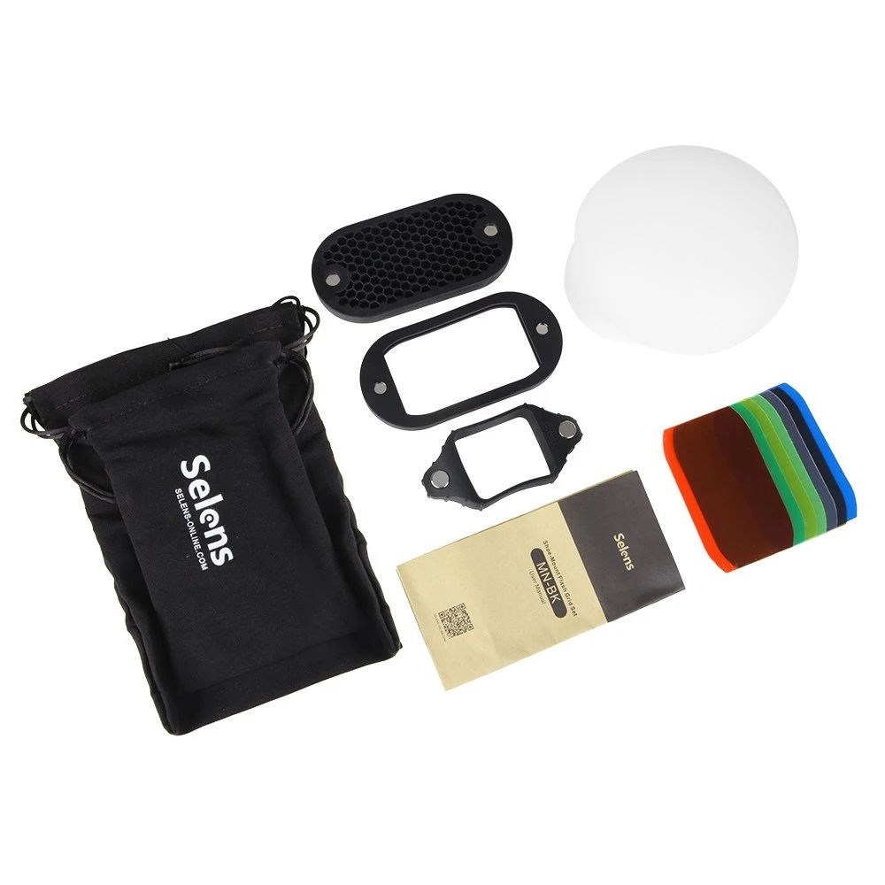 7 filtry kolorów siatek o stru – Snoot Flash Modifier recenzja i cena