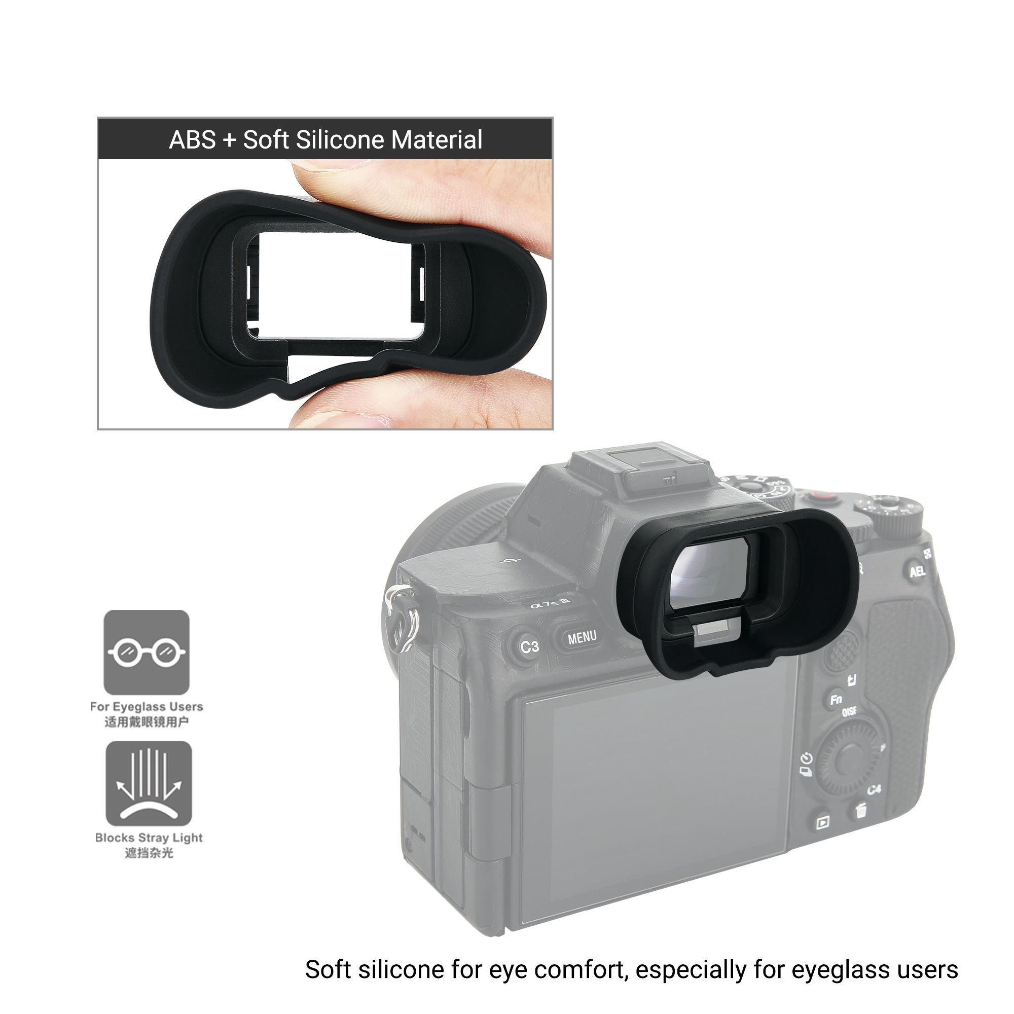 FDA-EP19 Miękka silikonowa dłu – Sony Camera A7 Iv recenzja i cena