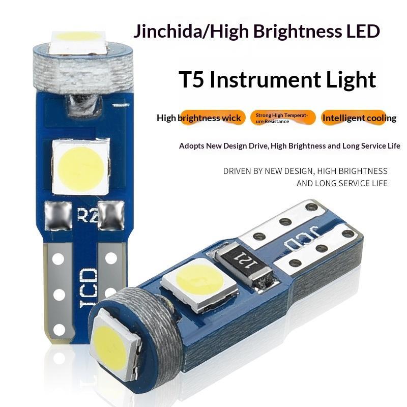 10 szt. Żarówek LED T5 Canbus  – Interior Photography Lighting recenzja i cena