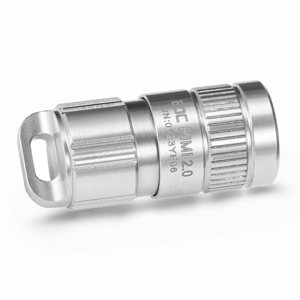 EDC LED tytanowa latarka kiesz – Snoot Flash Modifier recenzja i cena