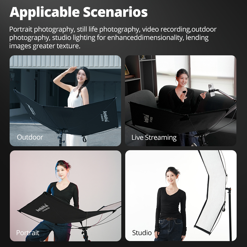 AMBITFUL 65*120cm, lampa w ksz – Photography Lighting Type recenzja i cena